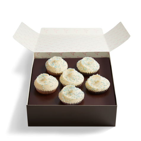 Rose Collection: Blue Cupcake Selection Box