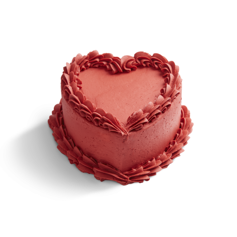 Ruby Heart Cake