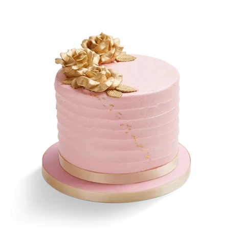Rose Collection Pink Cake