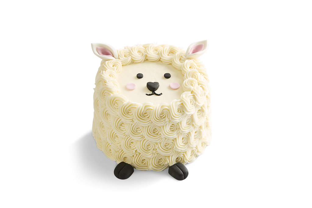Easter Vanilla Lamb 6" Cake